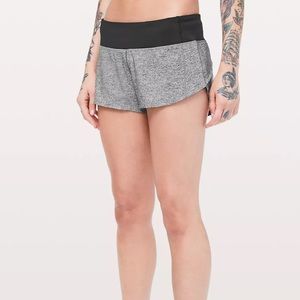 HEATHER GREY SPEED SHORT SIZE 6